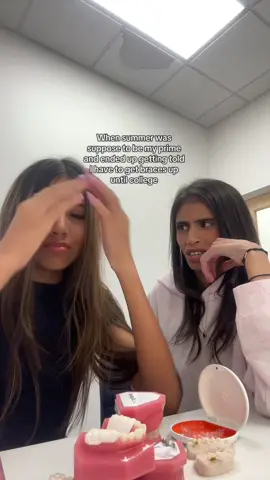 A post by @krissleos on TikTok caption: Huh ?! #braces #real #relatable #fypシ #fypシ゚viral #viral #teeth 