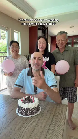 A post by @moontellthat on TikTok caption: Happy birthday chicken man ❤️🙆‍♀️ #happybirthday #couplecomedy #fyp 