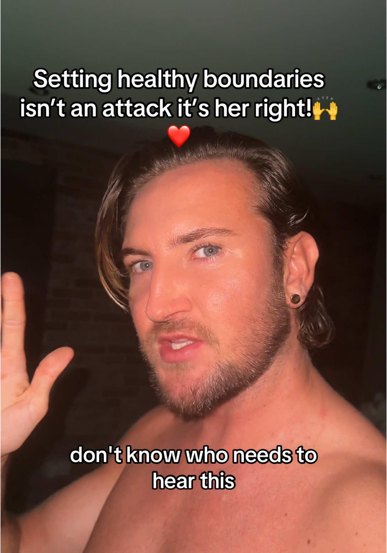A post by @danielthescotsman on TikTok caption: Never be shy to state your boundaries! It’s self love ❤️