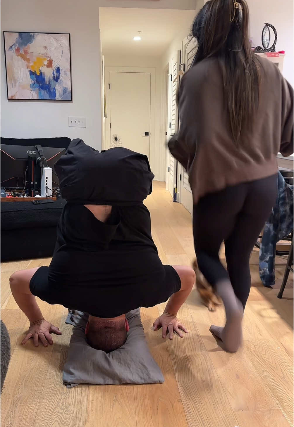 A post by @menecisandbrody on TikTok caption: Flip it and reverse it @Life of a Mean Ween #fyp 