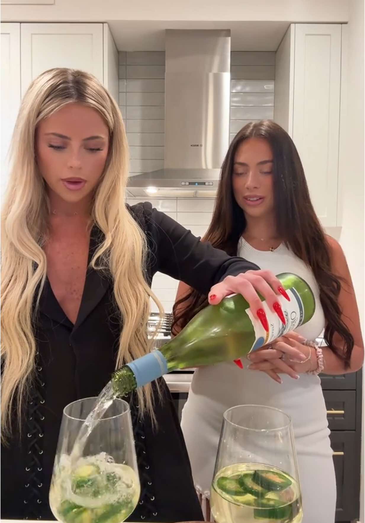 A post by @livvwalker on TikTok caption: spicy Sav Blanc 🌶️ #fyp #drink 