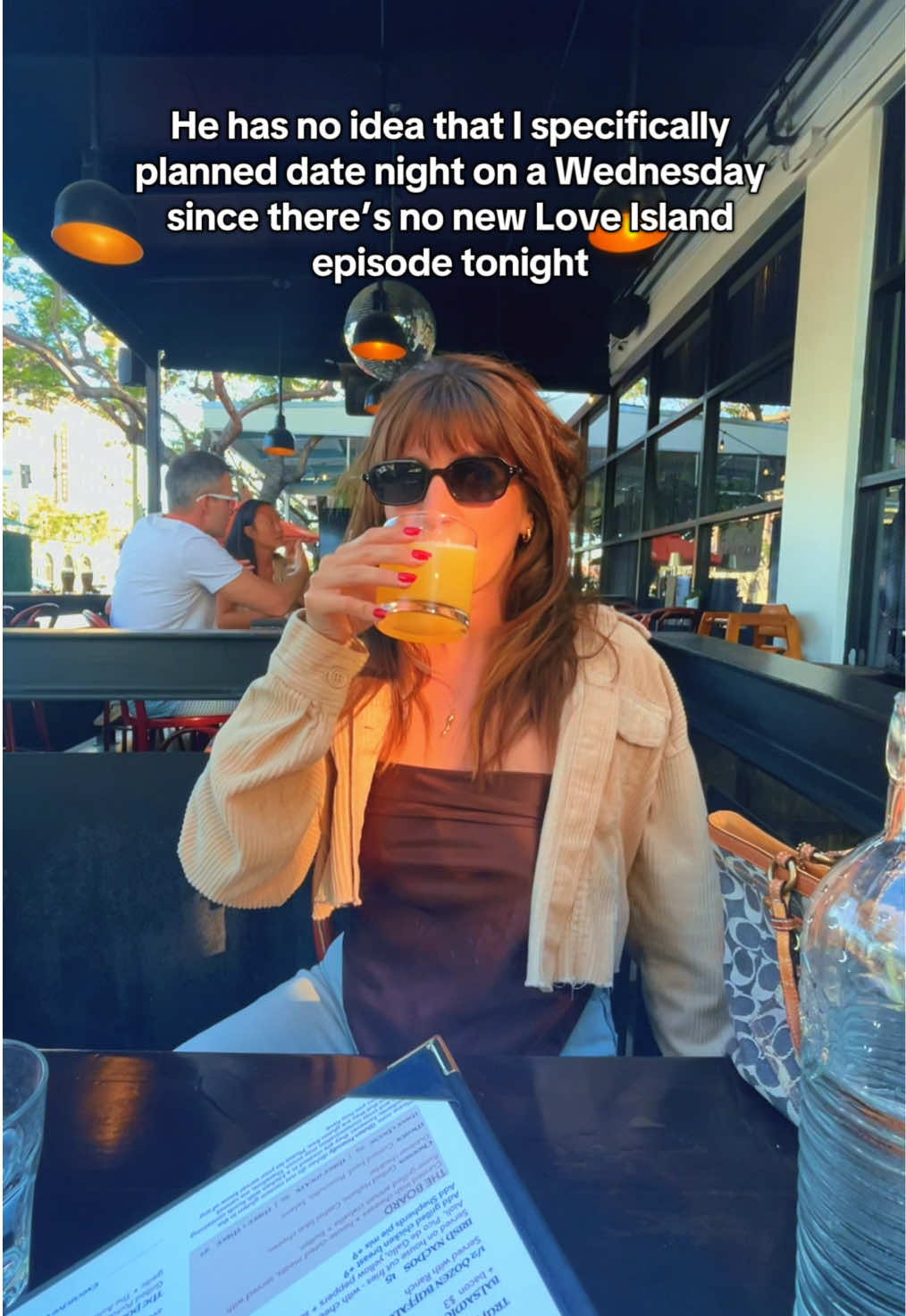 A post by @katericcio on TikTok caption: Still couldn’t stop thinking about Amaya Papaya though #loveisland #loveislandusa #peacock #realitytv #paperplanes 