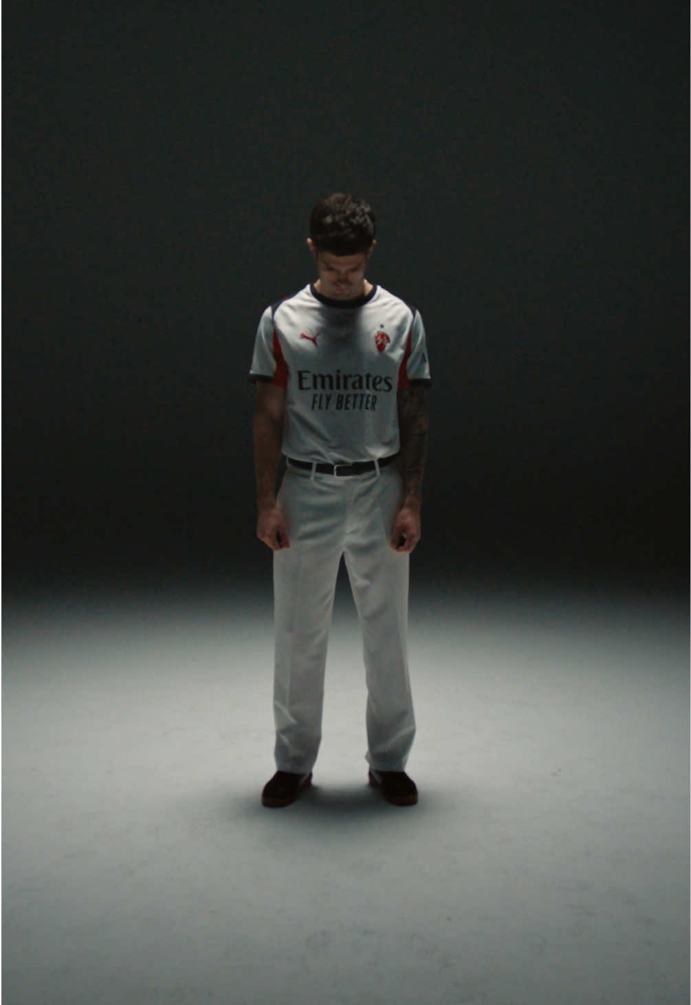A post by @acmilan on TikTok caption: THE DEVIL IS IN THE DETAILS 😈 Introducing the 25/26 @PUMA x AC Milan away kit. Out now. #acmilan #pumafootball #seriea #TikTokCalcio #tiktokfootball #calcio