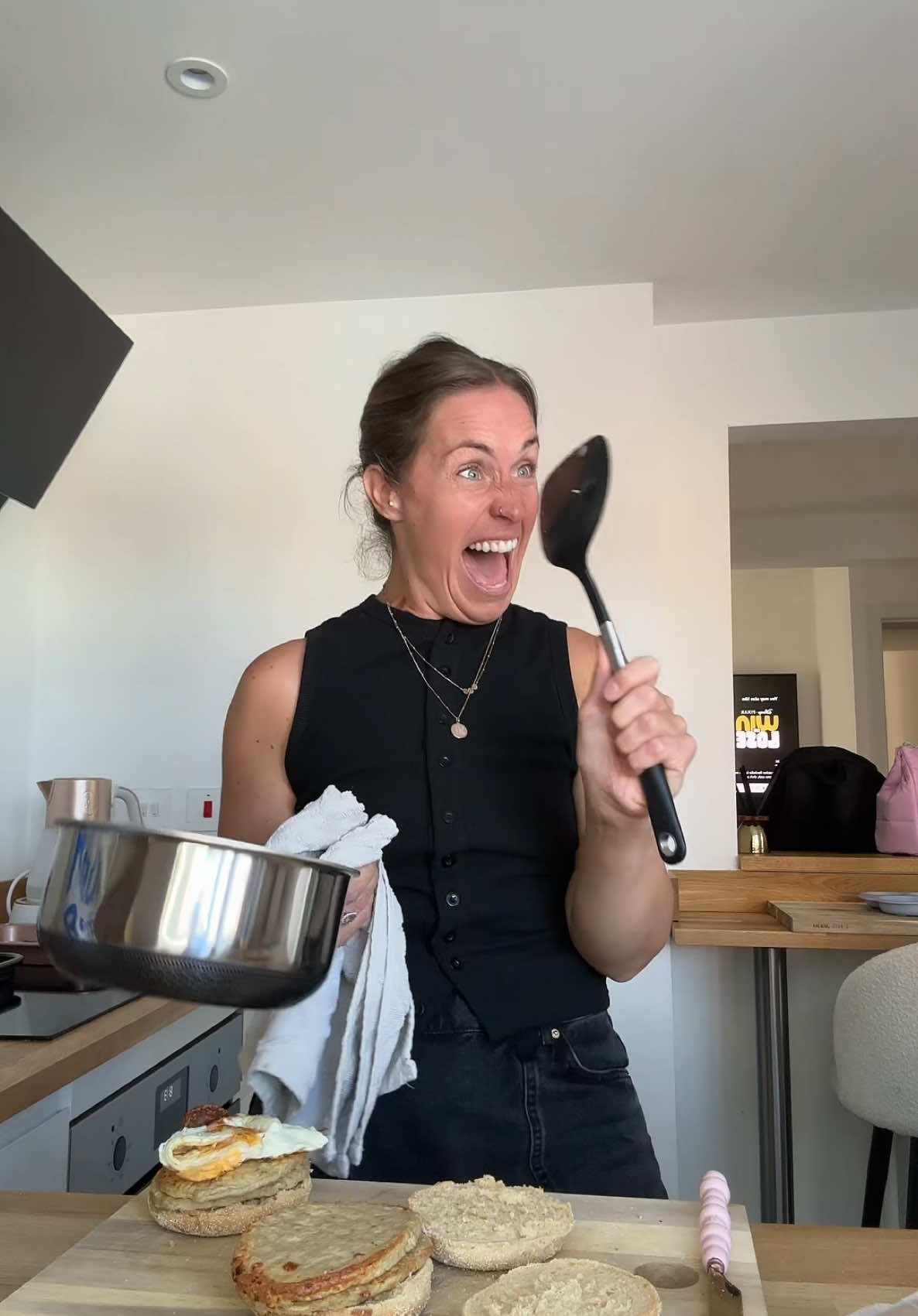 A post by @sophiena_official on TikTok caption: It’s the Popporazzi for me 🤣🤭