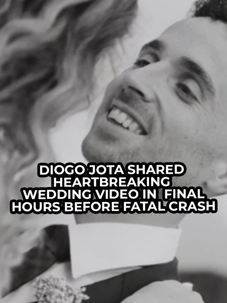 A post by @gbnews on TikTok caption: 🚨Diogo Jota shares a heartbreaking wedding video in his final social media post before the Liverpool star tragically dies in a fatal crash.  #Breaking #BreakingNews #DiogoJota #GBNews