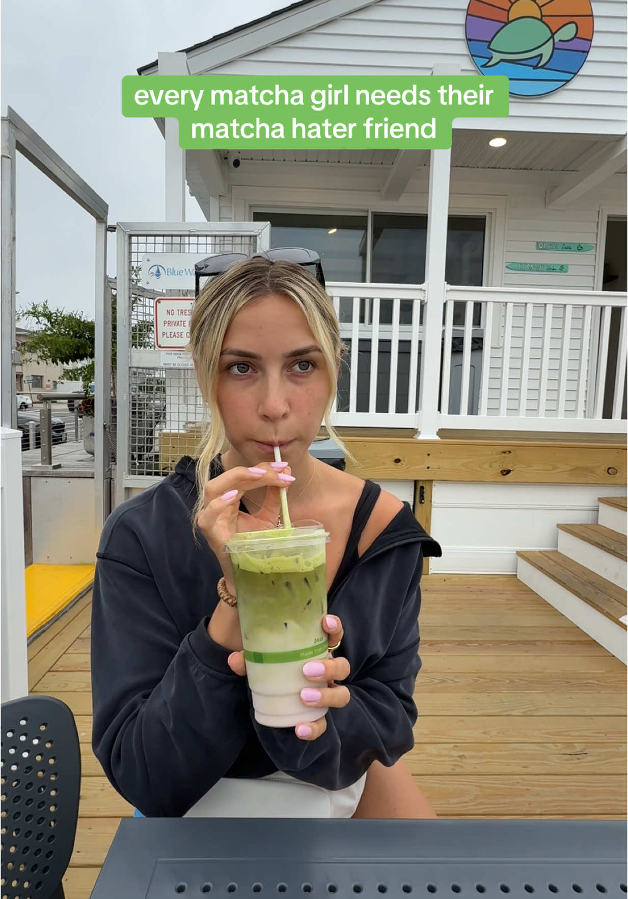 A post by @katiefeeneyy on TikTok caption: Do you like matcha?? 🍵 @Lex 