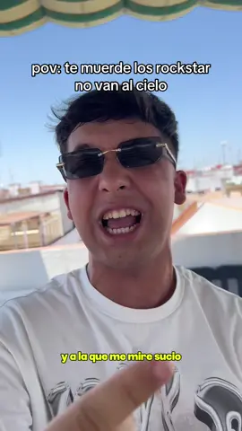 A post by @mdemigueell on TikTok caption: los rockstar no van al cielo el mejor remix del año