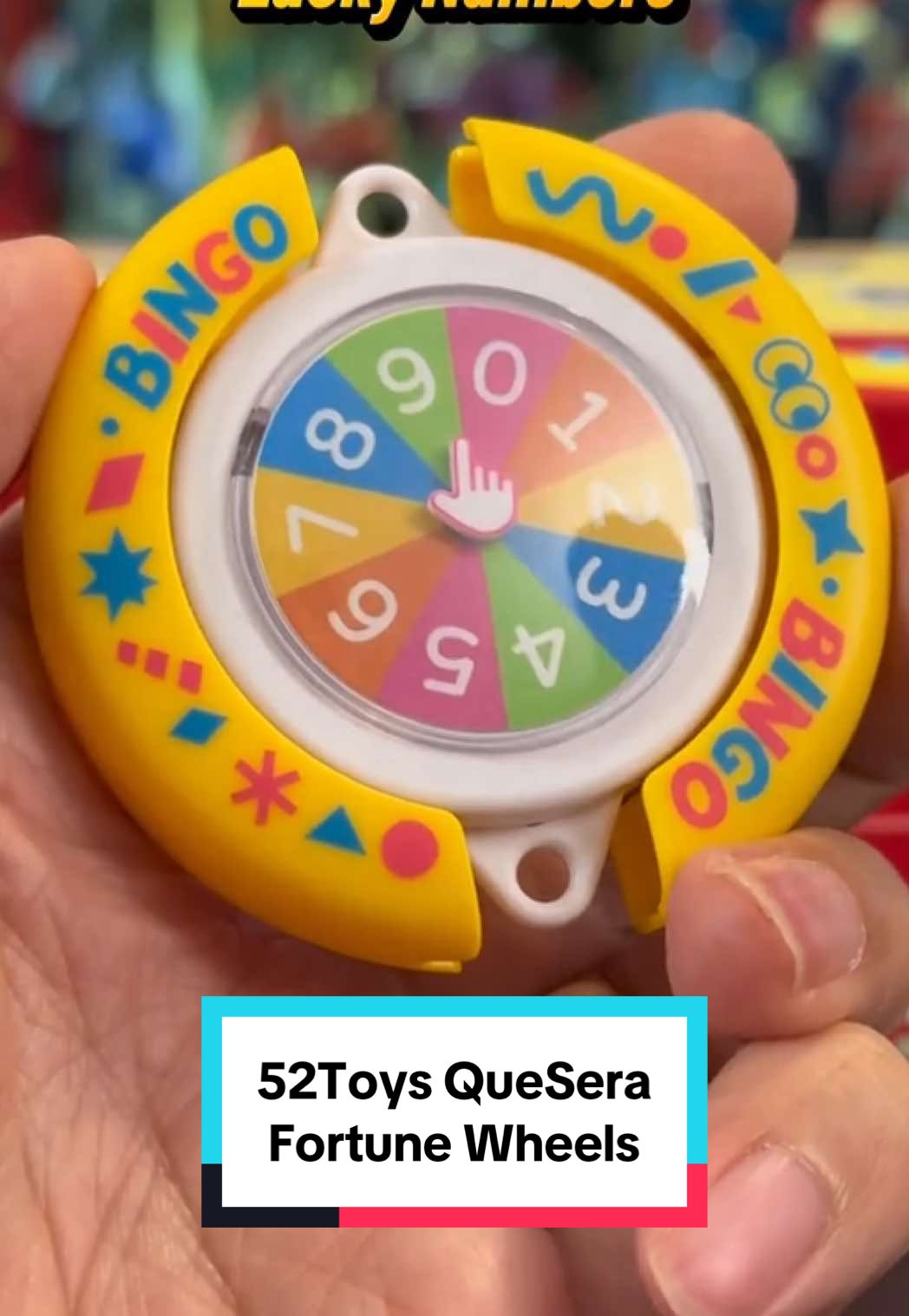 A post by @geekculture on TikTok caption: This QueSera Fortune Wheel Blind Box Series by 52Toys is exactly what everyone needs in their lives. #52Toys #QueSera #BlindBox #FortuneWheel #WhatToBuy #Geek #fyp #fypシ 