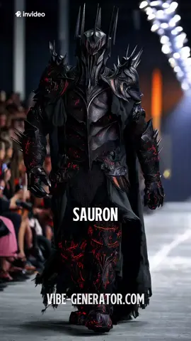 A post by @vibegenerator on TikTok caption: Iconic Villains on the Fashion Runway – Sauron, Penguin, Davy Jones, Hannibal Lecter & More! Order best-selling ads for your business or a personalized video featuring your face at VibeGenerator.ai. We create all kinds of videos, from clips and trailers to personalized video gifts featuring your face. Access AI video guides, some of my prompts, and exclusive extra content by visiting our Patreon: patreon.com/Vibe_Generator #sauron #penguin #davyjones #hanniballecter #villains #fashionrunway #style #movies #invideoai