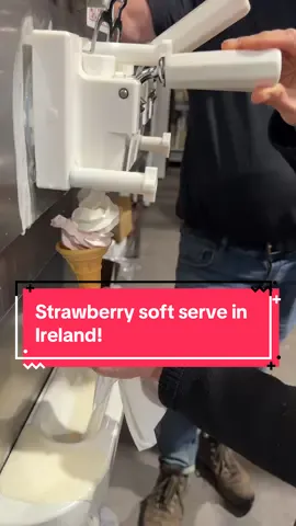 A post by @thechefsmartypants on TikTok caption: It took a few tries, but we finally scored one of the best strawberry soft serve cones in all of Ireland! 🍓🍦Huge thanks to the Village at Wheelocks for the sweet treat. @goaheadtours #goaheadtourspartner More adventures are just around the corner!  ✨ One room left for France this October ✨ Limited spots for Italy in May Book your spot now. Link in bio! #travelfood #travelforfood #foodtraveller #strawberries #icecream #softserve