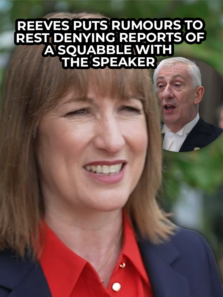 A post by @gbnews on TikTok caption: Rachel Reeves has put the rumours to rest, clarifying the speculations of a squabble with Commons Speaker Lindsay Hoyle that reportedly left her feeling upset in Prime Minister's questions. #RachelReeves #LindsayHoyle #KeirStarmer #RachelReeves #GBNews