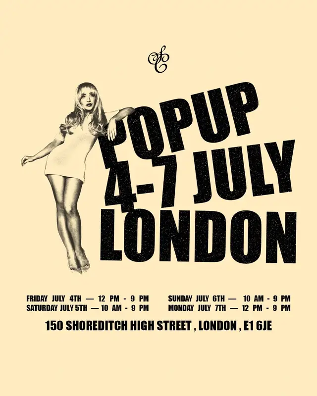 A post by @teamsabrina on TikTok caption: come visit sab's london popup starting tomorrow, july 4 through monday july 7! #sabrinacarpenter #london 