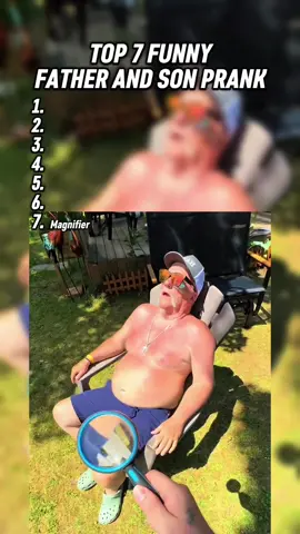 A post by @scare.rank.usaaa on TikTok caption: Top 7 funny father and son prank #funnyprank #videofunny #funniest #usa #tiktok #tiktoklover #tiktoklove #fyp #foryou #foryoupage #top #haha #varil #scareprank #ranking 
