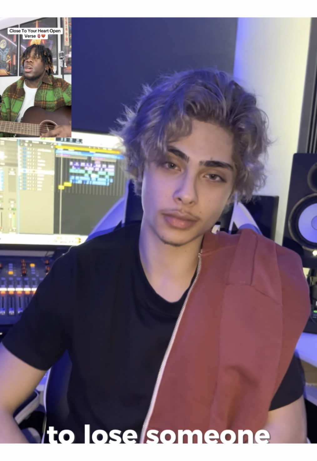 A post by @nasimstt on TikTok caption: They’re mad cause i dyed my hair 🤣 😂. I dont care .  1 year ago today i uploaded my first single “In The Dust” .  Happy Anniversary to me and RIP Lucas Coly.  “What do you say” 🎵  OUT NOW - Nasim Nabi Ft Lucas Coly, Johvonnie Jackson (Michael Jackson’s Sister) , Josh Layosa  #nasimnabi #lucascoly #johvonniejackson #michaeljackson #joshlayosa #fyp 