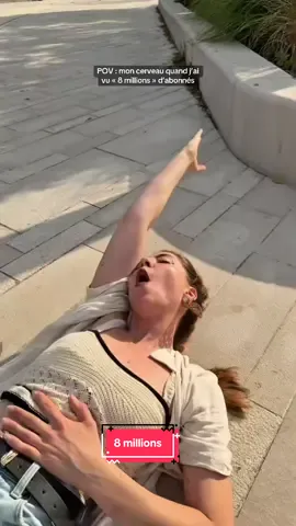 A post by @shayvise on TikTok caption: 8 millions ! 😱😱😱😍 Je vous remercie infiniment pour votre soutien ! ❤️ J’avais envie de vous illustrer ce qui se passait dans mon esprit déjanté ! 🤣 (mais vous avez l’habitude) #humour #pourtoi #foryou 
