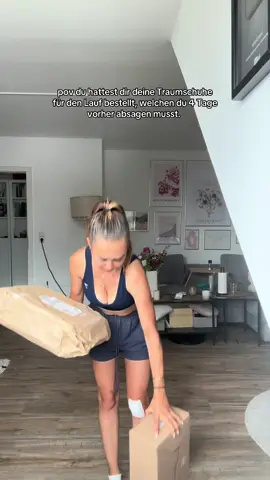 A post by @laurasophie on TikTok caption: hatte die Schuhe vor dem Unfall für den Lauf bestellt - you can catch me crying now 💔