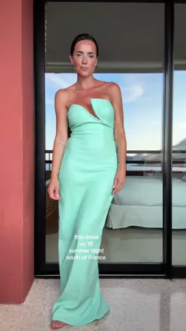 A post by @mademoisellesoph on TikTok caption: Found the perfect mermaid summer dress 🧜‍♀️ #summerdress #eurosummer #momof3 