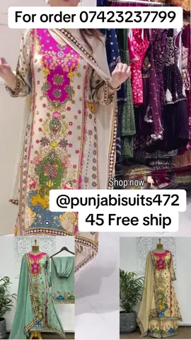 A post by @punjabisuit472 on TikTok caption: #punjabisuits472 