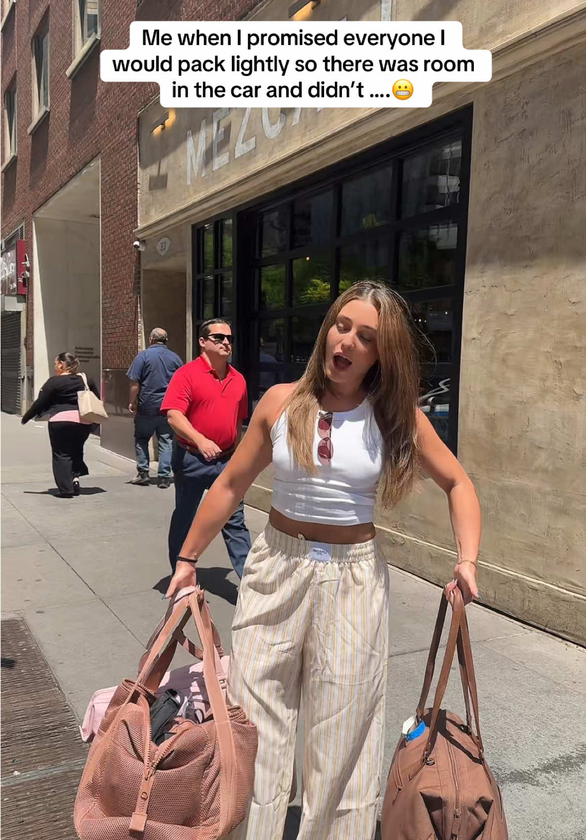 A post by @kaitlin_reagan on TikTok caption: IM AN OVERPACKER I CAN’T HELP IT…. 🤥 SORRY😬