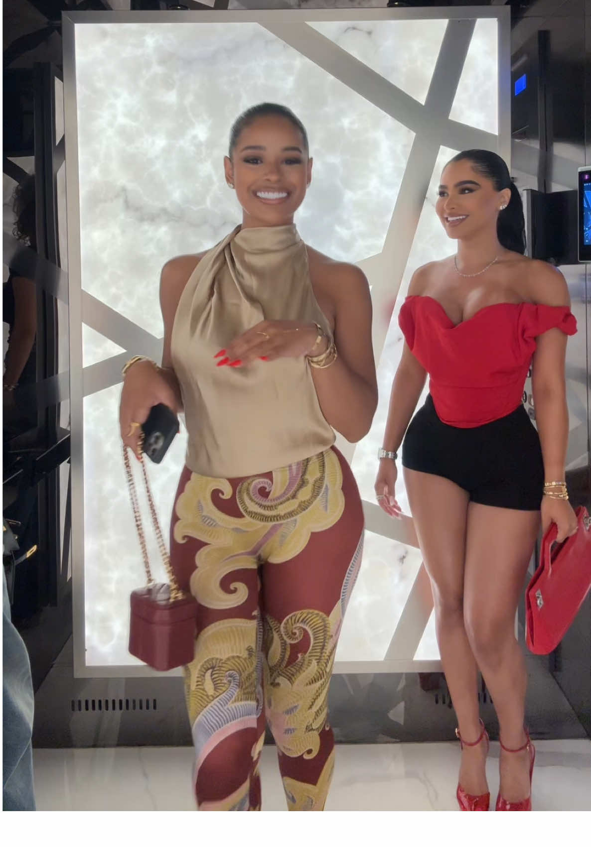 A post by @amayaliacolon on TikTok caption: lol the audio got cut out but outfit of the night!!! 🤣🫶🏽