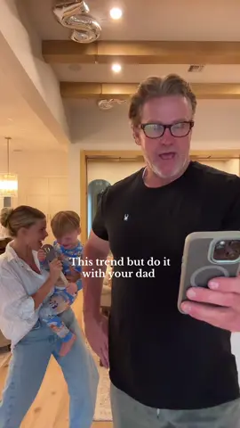 A post by @witneycarsonofficial on TikTok caption: This trend but with your dad 😂  #dad #funny #kesha 