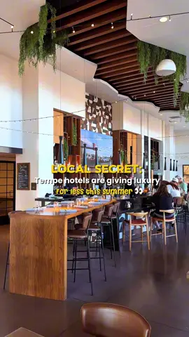 A post by @aieshabeasley on TikTok caption: Arizona locals... don’t sleep on Tempe for your next summer escape. 👀🔥 We stayed at the @canopytempe Downtown, and here’s why it’s the perfect staycation spot:  -Cozy rooms + rooftop sunset views -Chips, guac, & cocktails at Alibi Rooftop Lounge  -Weekend brunch with live music -Poolside vibes + Pink Pool Party fun -Dinner at Alter Ego = elite -Steps from Mill Ave + ASU hotspots @tempetourism is running major summer hotel deals...think discounted stays, food credits, and more. You can book now through the end of August for stays between July 1 and August 31.✨ @TempeTourism  #ad #tempetourism  . . . . #arizona #phoenix #arizonaplaces #arizonainfluencer #tempe #tempeaz 