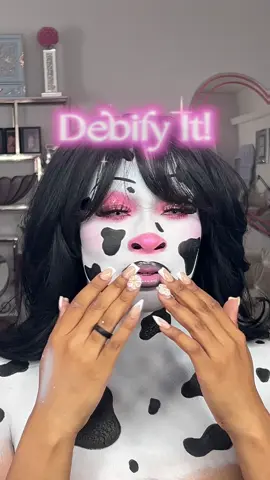 A post by @beatsbydeb on TikTok caption: *sigh* no rhinestones, BUT IT ATE🐄 inspo: @BiankaBlendz 💕