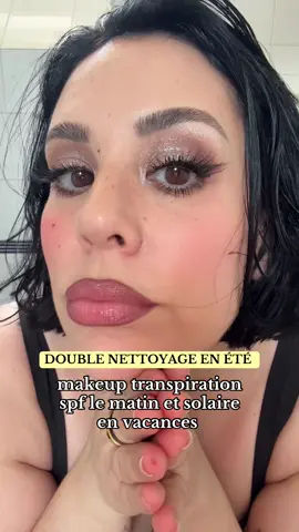 A post by @frenchtouchofmakeup on TikTok caption: Le Double nettoyage en été pour enlever makeup spf et transpiration ✅on démaquille et on nettoie TOUT *collaboration commerciale  tu dois double nettoyé ta peau ✅ @Erborian France huile+nettoyant centella  L’OFFRE ✨ -20% avec le code “FRENCHTOUCH” sur le site erborian.fr (hors kits, soldes et coffrets) livraison offerte en France, Belgique et Luxembourg. Et dès 50€ avant remise, un beauty blender Erborian offert ! #SkinCare #kbeauty #doublecleansing #spf #makeup 