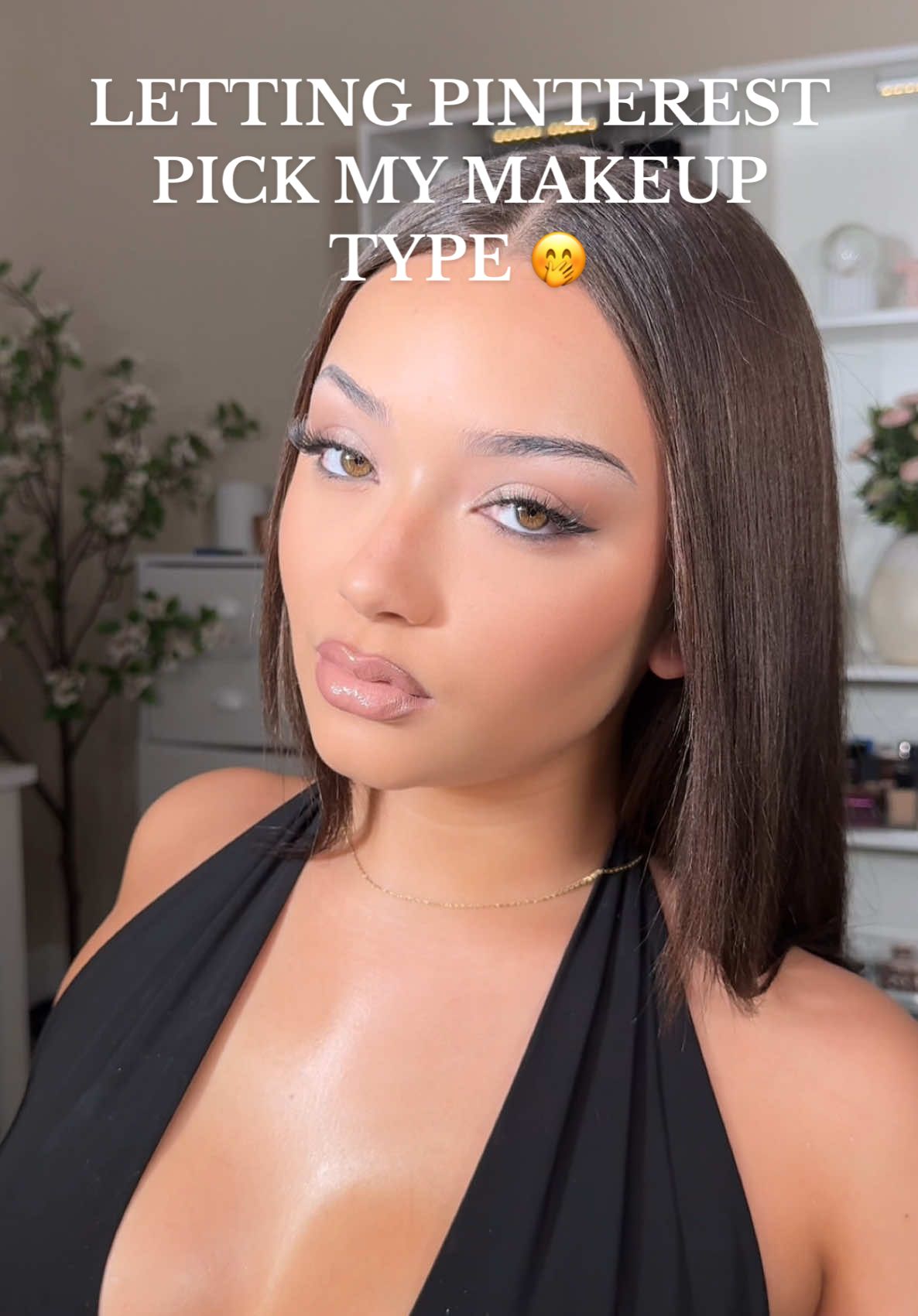 A post by @toriejaden on TikTok caption: *ignore the bugs making noise outside omgggg* this came out so beautiful in my opinion but let me know if this is 90s makeup or if this is the best makeup type for me 🤭 products used: @Maybelline NY super lock brow gel and brow pencil in brown black, jelly pore less primer @Haus Labs by Lady Gaga foundation  @Iconic London liner @Sephora Collection black liquid liner @HouseOfLashes tigress lashes @urban decay naked palette  @NARS Cosmetics soft matte concealer in crème brûlée @rhode skin blush in freckle @MAC Cosmetics USA whirl, cool spice liners & fleshpot c thru lip gloss  @ONE SIZE BEAUTY powder melt setting spray @Huda Beauty icy nude palette #creatorsearchinsights #mymakeuptype #90smakeup #makeuptutorial 