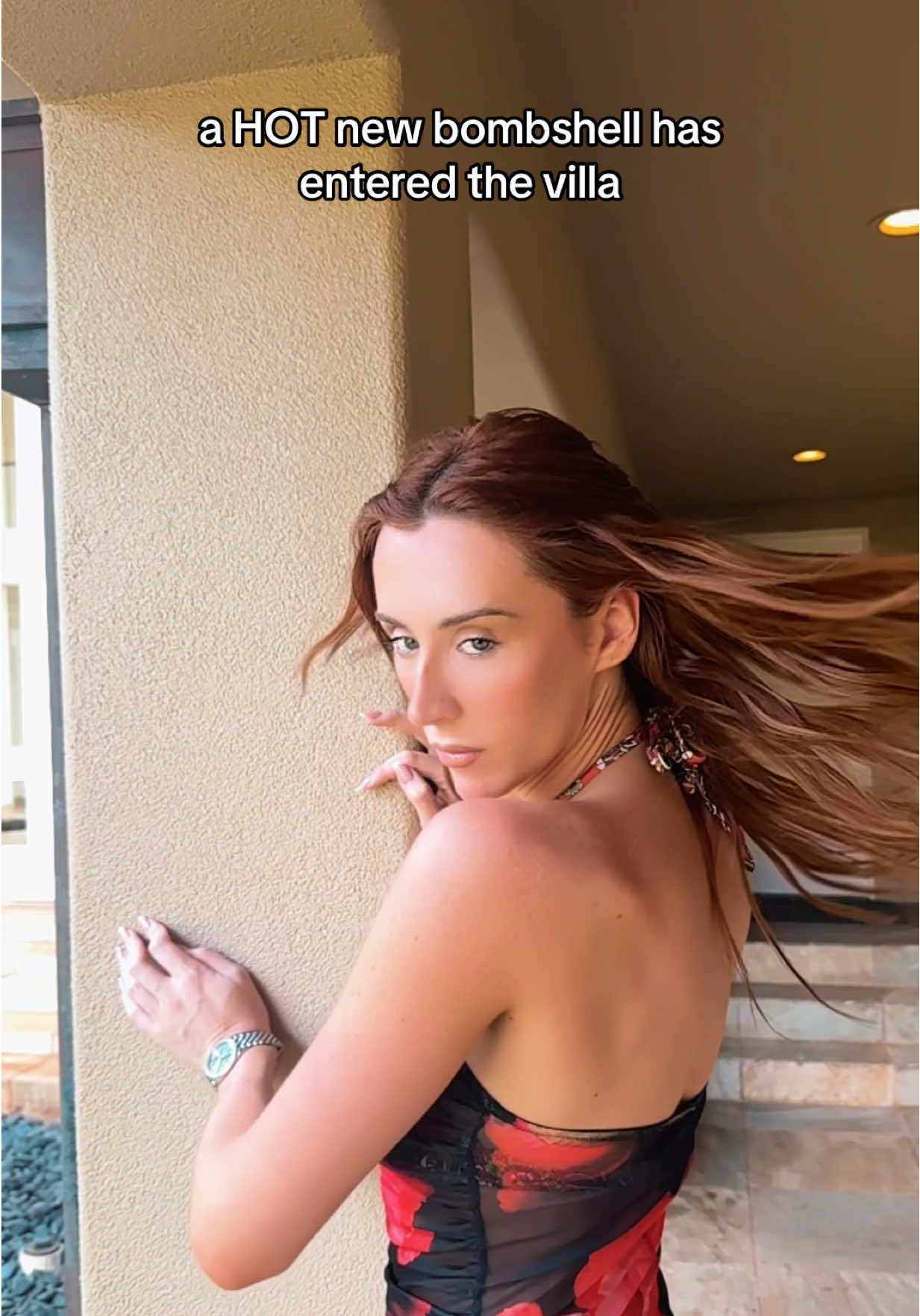 A post by @trevimoran on TikTok caption: A HOTTT new bombshell entered the Hawaii villa 💅 #LetsGetLucy 