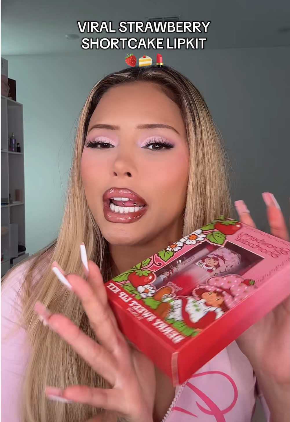 A post by @itsisabelbedoyaa on TikTok caption: They’re $14 right now!!! for the whole lipkit GO GET IT B4 THEY SELL OUT😭😭 im restocking toooo  #fyp 