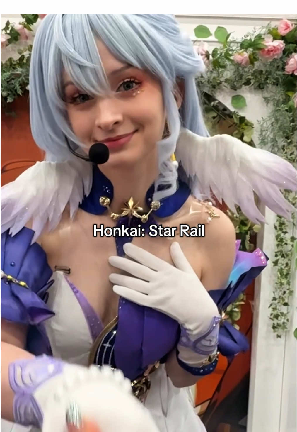 A post by @elfyeah on TikTok caption: e.l.f. 🤝 Honkai: Star Rail? name a more iconic duo 👯‍♀️ catch us at Anime Expo LA July 3-6 @HonkaiStarRail_Official #elfcosmetics #HonkaiStarRail #animeexpo #animetok 