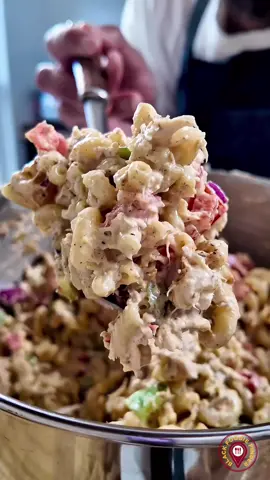 A post by @blackfoodiefinder on TikTok caption: Let’s make Tuna Macaroni Salad 🔥 This is an old school black people recipe! 😋