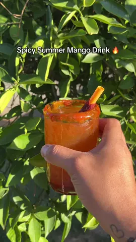 A post by @ssserg_ on TikTok caption: Spicy mango drink using Pulparindo’s Rim Dip and Mango Pulparindo Squeeze! 🔥 Both items can be bought at Walmart: https://www.walmart.com/browse/0?facet=brand:De+La+Rosa