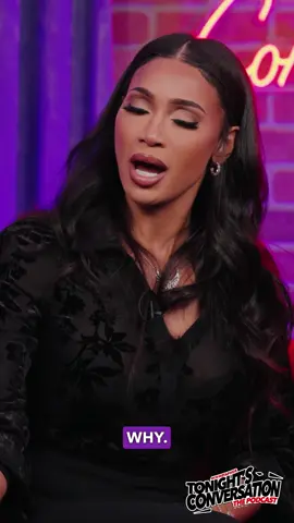 A post by @tonightsconversation on TikTok caption: Is it fair to disqualify a “quality” man just because he makes less? @Candyss.Love 