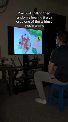 A post by @moe.abuasab on TikTok caption: Bro pulled an orochimaru #fyp #tiktok #Anime #animefyp #animetiktok #jiraiya #naruto 
