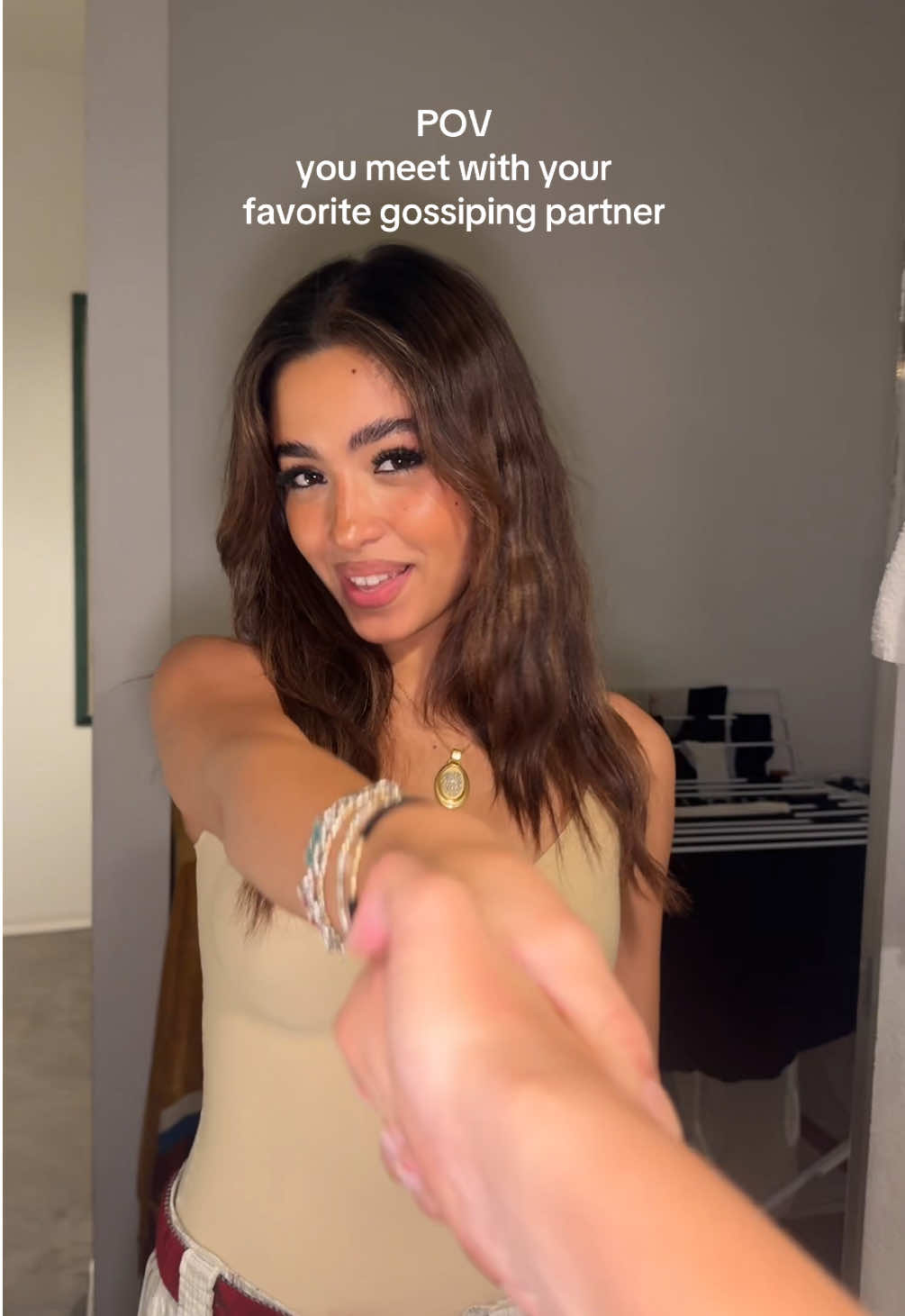 A post by @francescacuccuru on TikTok caption: don’t mind me sitting on a bidet