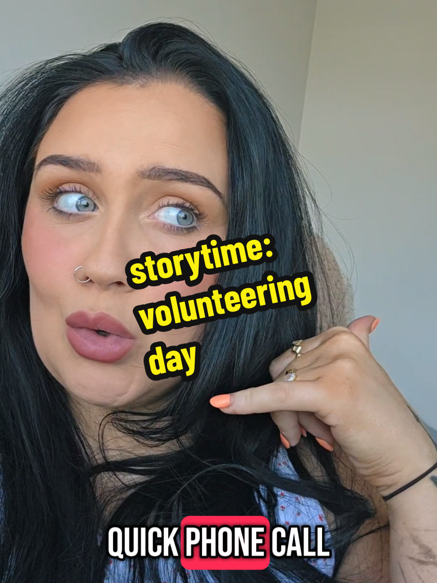 A post by @itslauranewman on TikTok caption: Storytime... volunteering day!  (couples humour😉)  #fyp #comedy #funny #storytime #mumsoftiktok #couples 