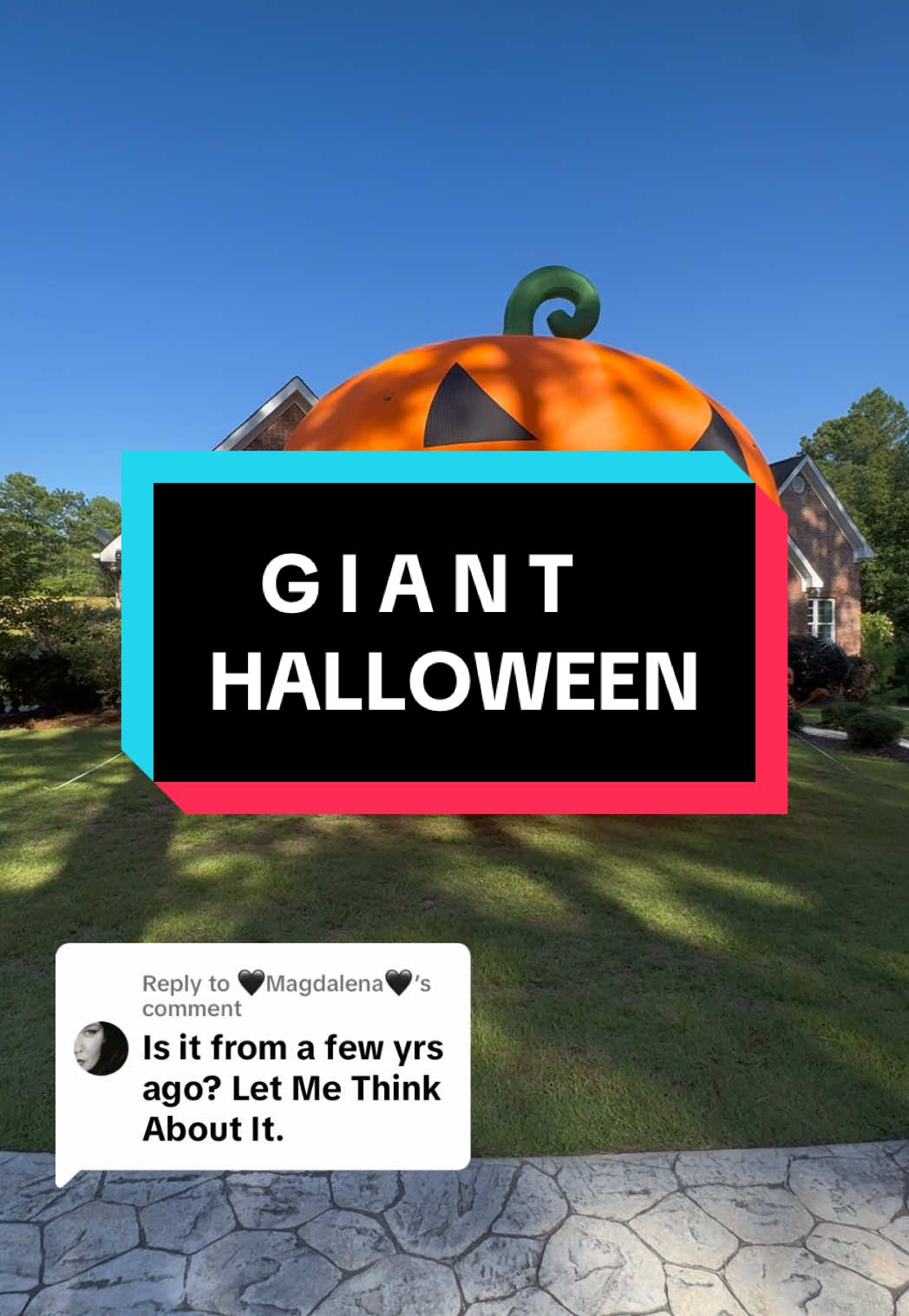 A post by @rebyhardy on TikTok caption: Replying to @🖤Magdalena🖤 FOUND THE SONG #househardy #Halloween #inflatable #shopwithme #goth #alt #namethattune 