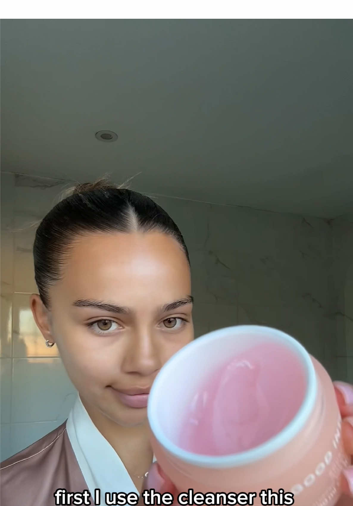 A post by @tennesseethresh on TikTok caption: AD Glow up with me in 5 easy steps using the brand new Good Intent range from @No7 ✨ grab yours now at @Boots UK ❤ #goodintent #glassskin #glassskinlook