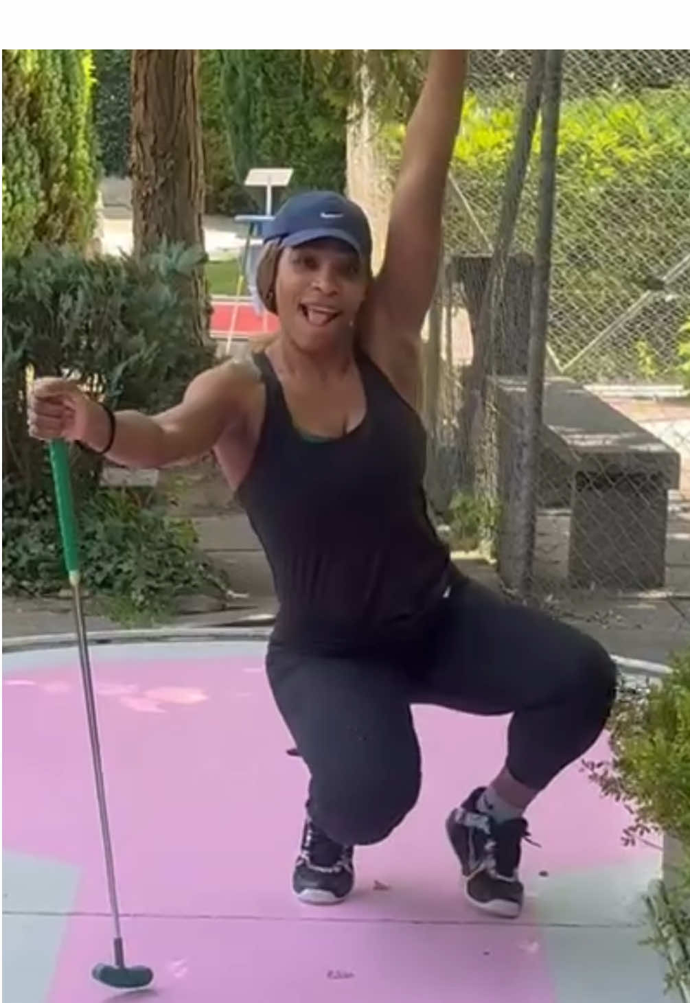 A post by @serena on TikTok caption: Golf Mom ⛳️