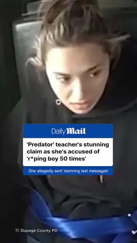 A post by @dailymail on TikTok caption: A special education teacher who allegedly r*ped a former student has blamed the accusation on being 'good looking' and now claims she is the victim of misogyny. Christina Formella, 30, has denied allegations that she engaged in an inappropriate relationship with a teenage student, whom prosecutors say she sent explicit text messages and r*ped more than 50 times. She is now facing a total of 55 criminal charges, including criminal s*xual assault, aggravated criminal s*xual abuse, indecent solicitation of a child and grooming. Read the full story on DailyMail.com #teacher #usa #america #crime 