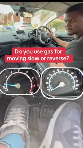 A post by @drivingtesttips on TikTok caption: Do you use the gas when moving slowly? #drivingtest #drivinglessons #drivingtips #drivingtesttips 