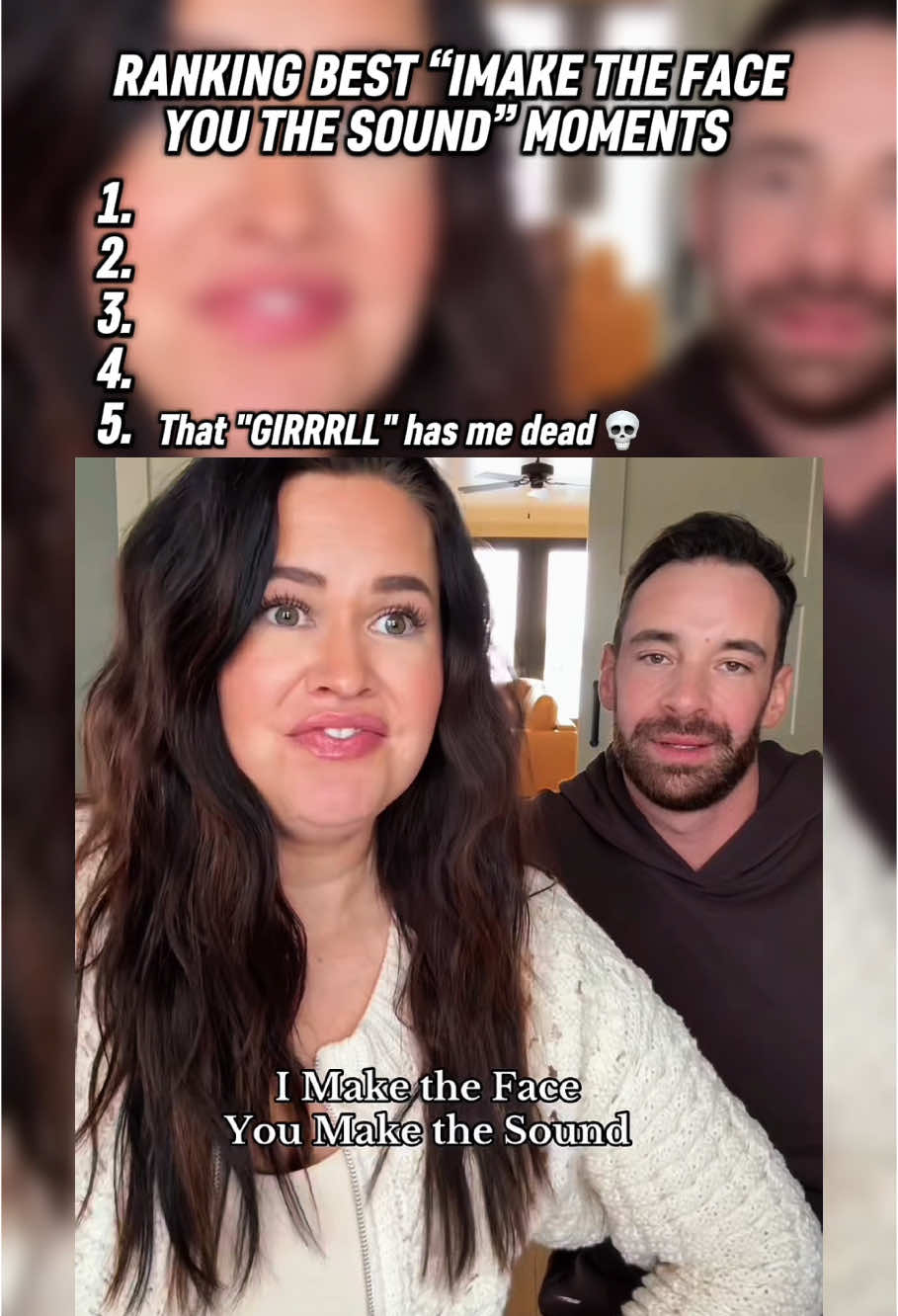 A post by @scare.rank.usaaa on TikTok caption: Ranking best “imake the face you the sound” moments #face #sound #momenst #ranking #funniest #funnyprank #videofunny #tiktok #tiktoklove #fyp #foryou #foryoupage #top #haha #varil #top5 #scaring 