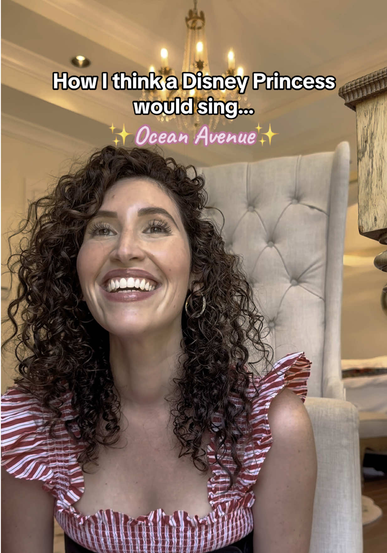 A post by @laurenpaley on TikTok caption: Which @Disney Princess would sing this @yellowcard song? (Don’t mind my back brace…yah girl is injured 😅) #yellowcard #oceanavenue #disneyprincess #disney #punkgoesprincess 