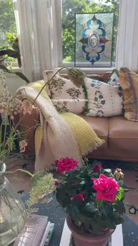 A post by @cozyinchicago on TikTok caption: After a week of traveling nothing beats the coziness of being at home #homedecor #cozyathome #fypシ #fyp #cozyhomedecor #cottagecoreaesthetic #cottagecore #homebody #romanticizeyourlife 
