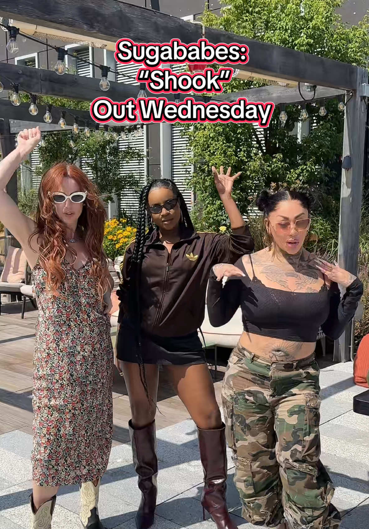 A post by @georgethemillennial on TikTok caption: @Sugababes “SHOOK” out next Wednesday! 09.07.2025  Millennials, summer anthem is back!!! @Mutya Buena @Keisha Buchanan @siobhandonaghy #millennialsoftiktok #millennial #nostalgia #90sbaby #sugababes 
