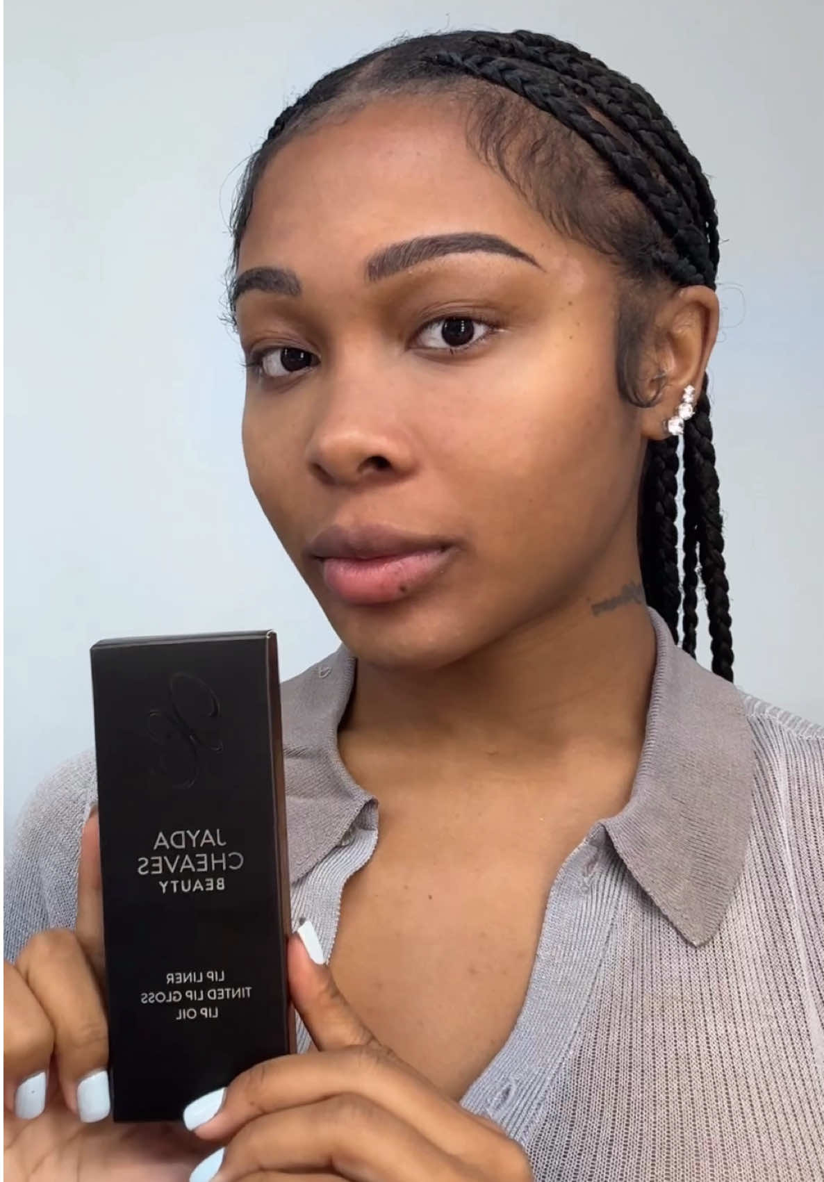 A post by @jaydafnwayda on TikTok caption: we’re so back baby after a long 5 months of waiting @Jayda Cheaves Beauty is back with a new look + products + formulas and more 🖤 shop now  thanks in advance 