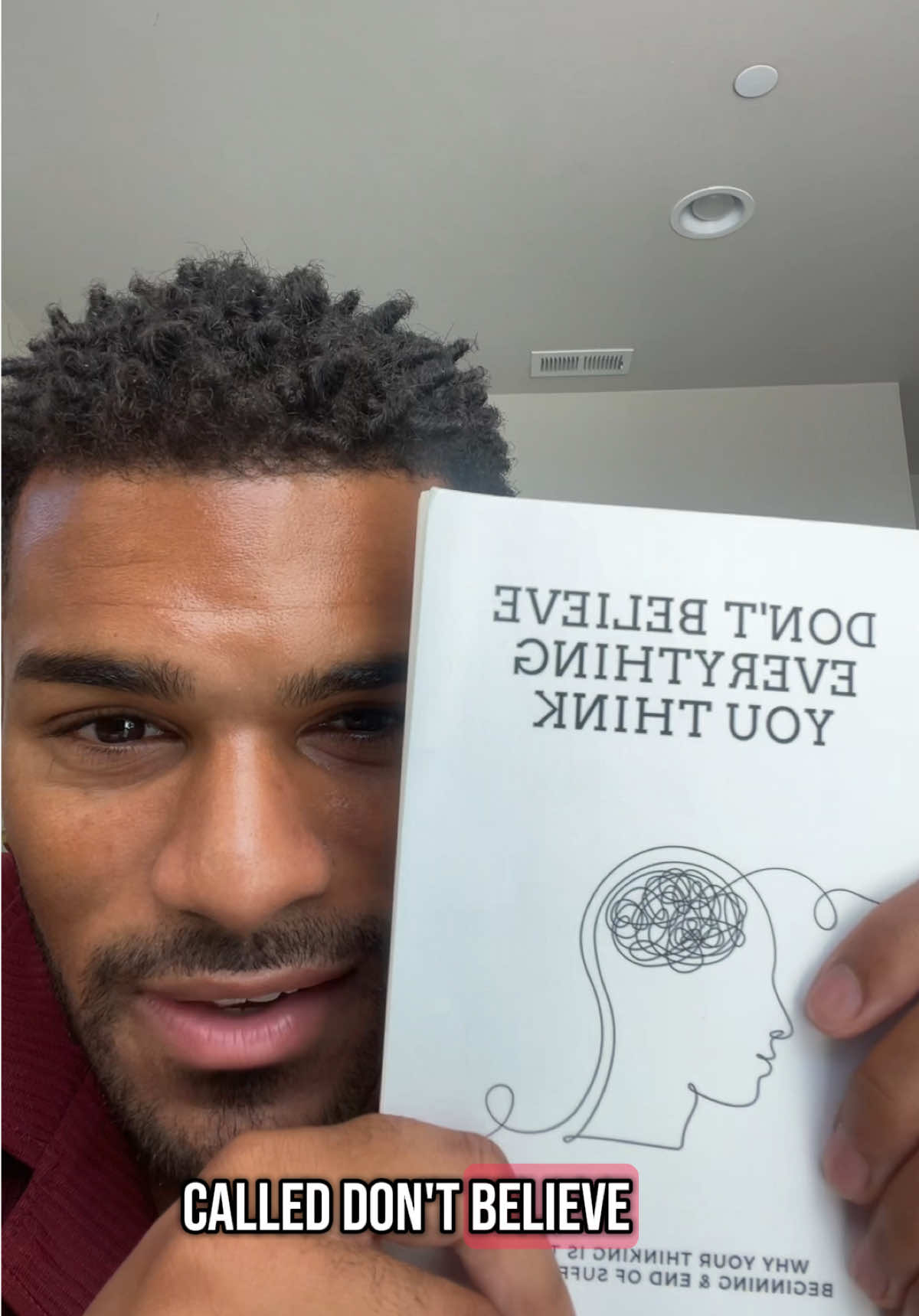 A post by @findjeremiah on TikTok caption: “Don’t Believe Everything You Think” by Joseph Nguyen, available in my Tik Tok shop! Join my book club on Instagram @findjeremiah #book #bookreview #josephnguyen #dontbelieveeverythingyouthink #loveislandusa #loveislandjeremiah #bookclub 
