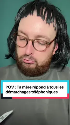 A post by @moguizoff on TikTok caption: POV : Ta mère répond à tous les démarchages téléphoniques